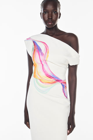 Vibrations Drape Dress