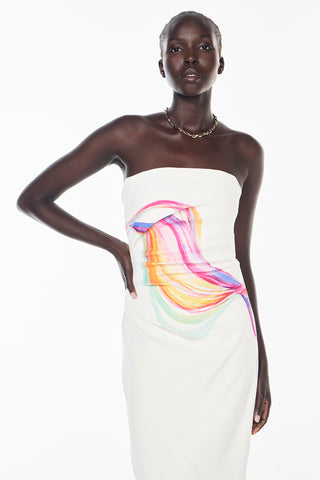 Vibrations Strapless Dress