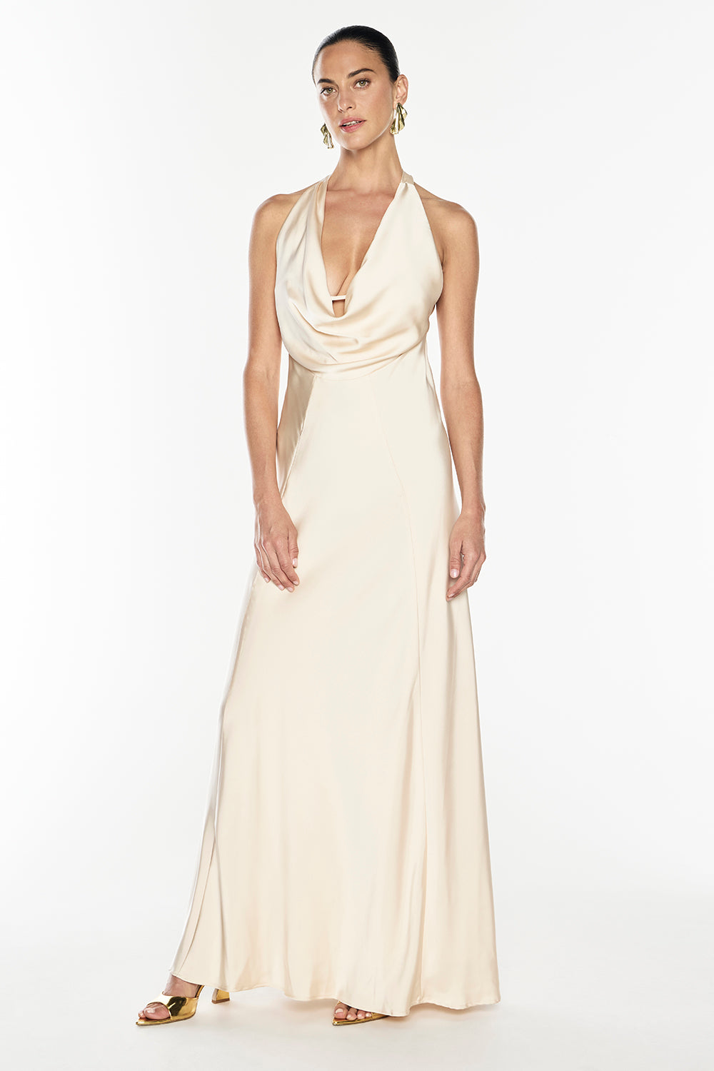 Charmed Cowl Slip Dress
