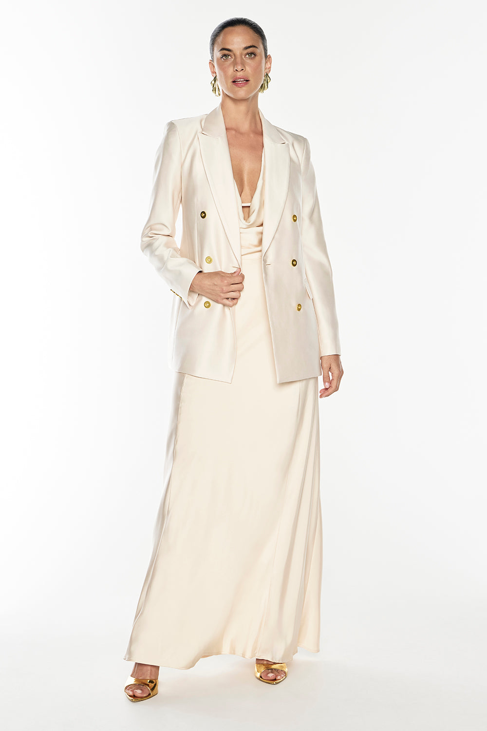 Charmed Cowl Slip Dress