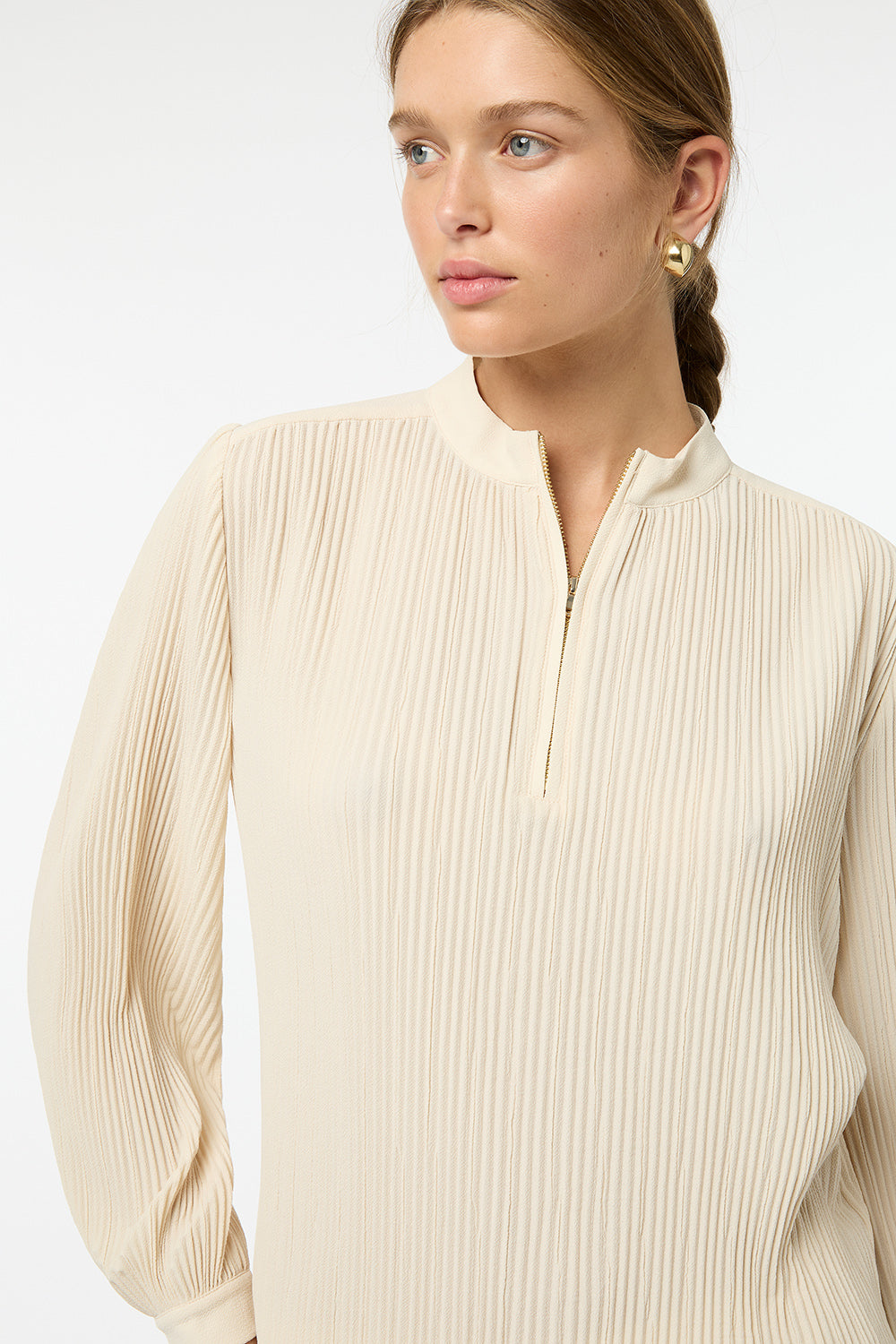 Double Time Pleat Blouse – MANNING CARTELL