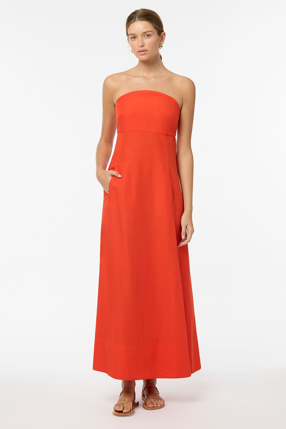 Summer Blaze Strapless Dress – MANNING CARTELL