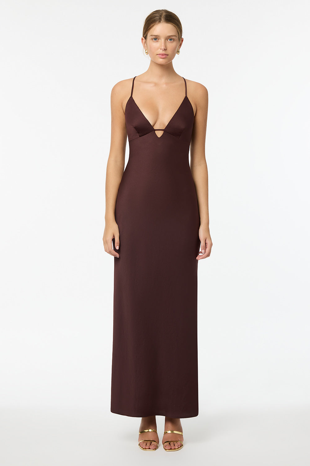 Manning Cartell Time to Shine Slip Dress in Truffle