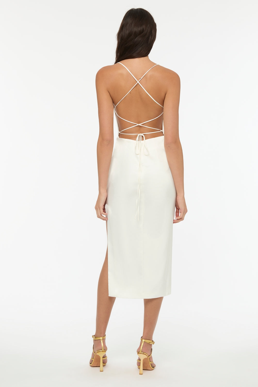 A Better Place Backless Dress White – Styched Fashion