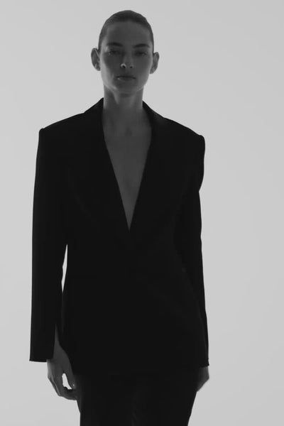 major suit blazer black