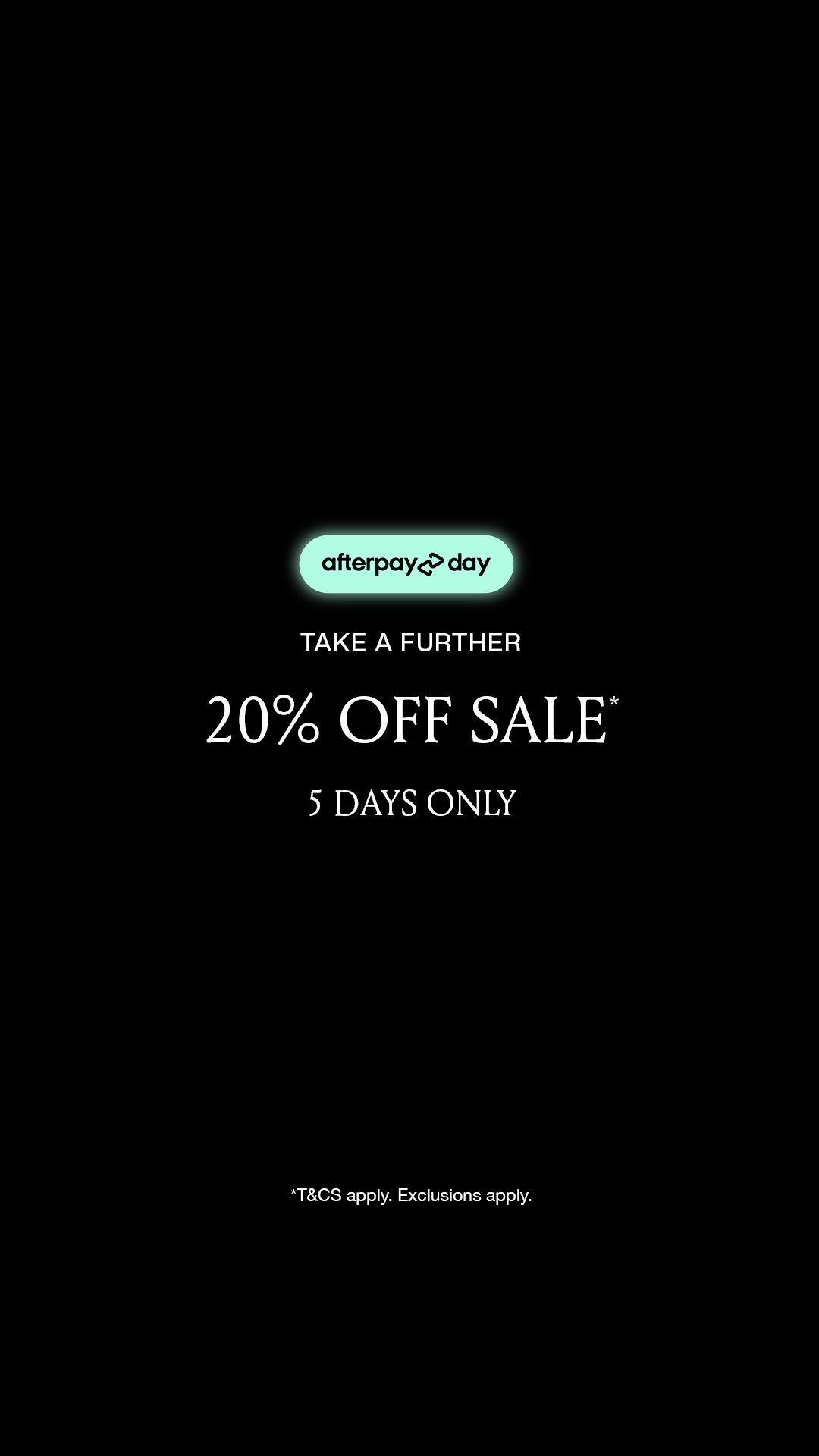 AFTERPAY DAY SALE