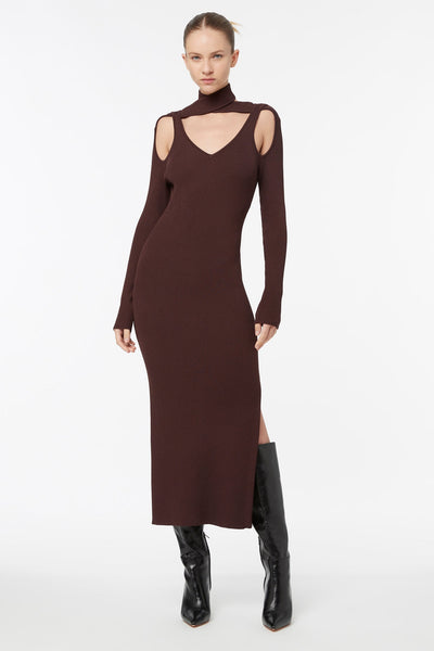 Truffle Secret L s Knit Dress Women s Knitwear Manning Cartell