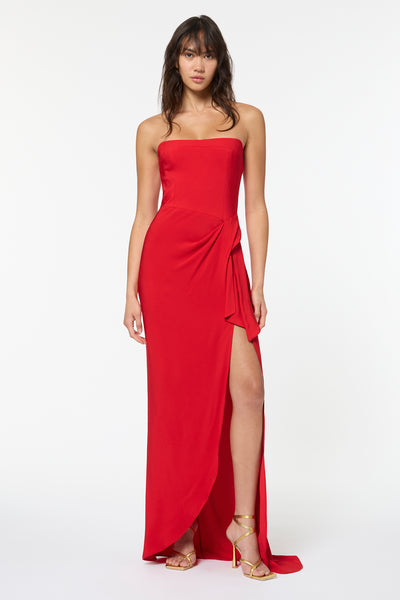 Strapless Red Gown -  Canada